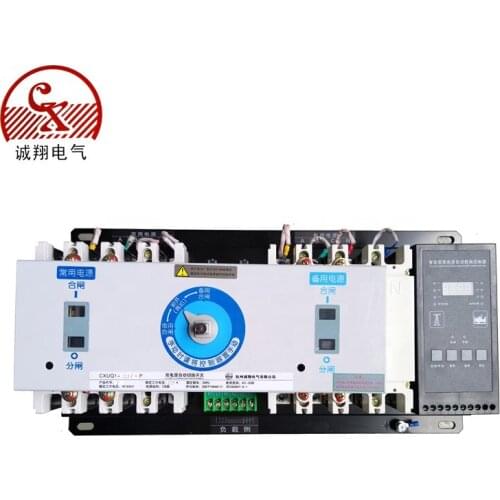 Three phase double power changeover switch 630A CB series MCCB type generator ATS automatic transfer switch