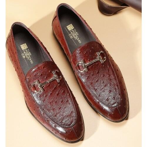 Business Men Leather Shoes Brand Wedding Men Dress Shoes Chaussures Homme Formal Shoes Men Luxury Pointed Men Loafers