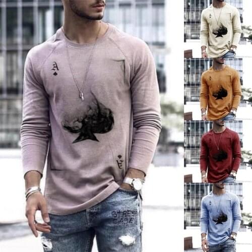 Unifason Men's Long Sleeve T-Shirts