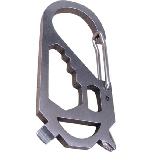 Carabiner Clip Wrench Screwdriver Large Key Ring Hiking Camping Hook Bucket