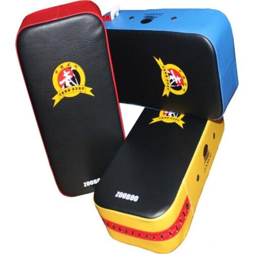 1pcs Boxing Pad Sand Bag Punching Bag Fitness Taekwondo MMA Hand Kicking Pad PU Leather Training Gear Muay Thai Foot Target