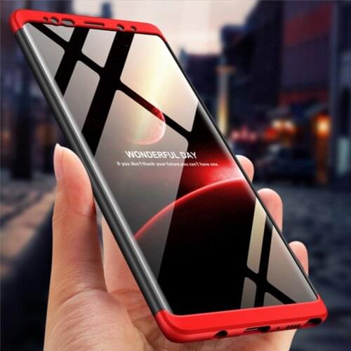 3 In 1 Full Body Protective Armor Case For Samsung Galaxy Note 9 + Screen Protector Shockproof Cover For Samsung Galaxy Note 9