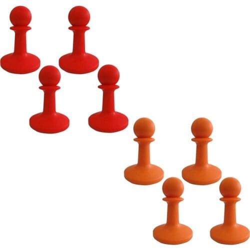 4 Pack Tent Flash Pattern Proof Cap Tent Poles Flash Pattern Protector for Camping Hiking Backpacker