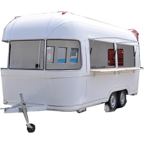 5M white big capacity ice cream hotdog fast food truck van car for sale with shipping by sea