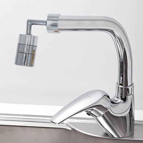 Tap Aerator 720°Rotation Universal Splash-Proof Swivel Water Saving Faucet Kitchen Tap Hole Water Tap Kitchen Fauce