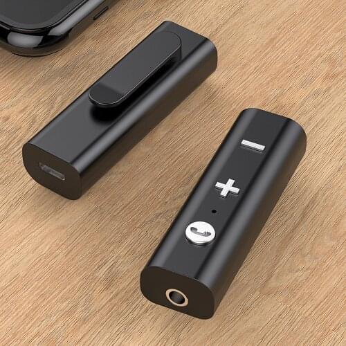 Kebidu 3.5mm Bluetooth 5.0 Audio Receiver for Headset Wireless Adapter Bluetooth Auxiliary Audio Music Transmission for Headset