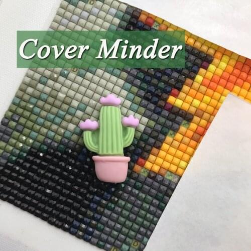 Cactus cover minder for diamond painting parchment paper