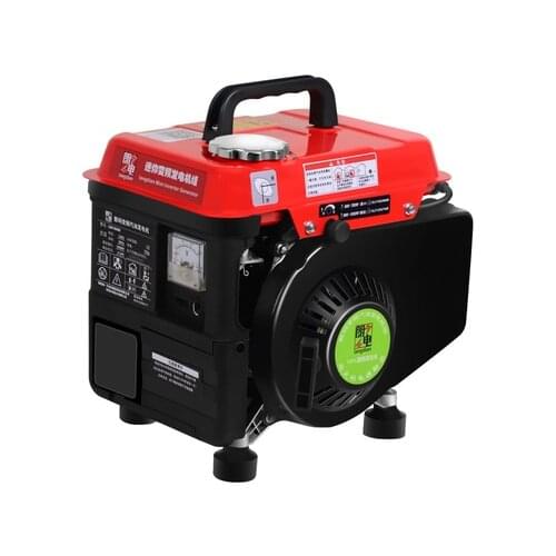 1000w220v digital frequency conversion single phase portable mini low noise household gasoline generator/emergency power supply