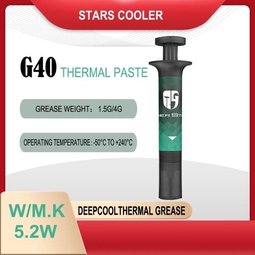 DEEPCOOL G15 G40 5.2W/m-k 1.5g 4g Nano thermal paste is suitable for processor GPU/ CPU heat sink, heat sink, thermal paste