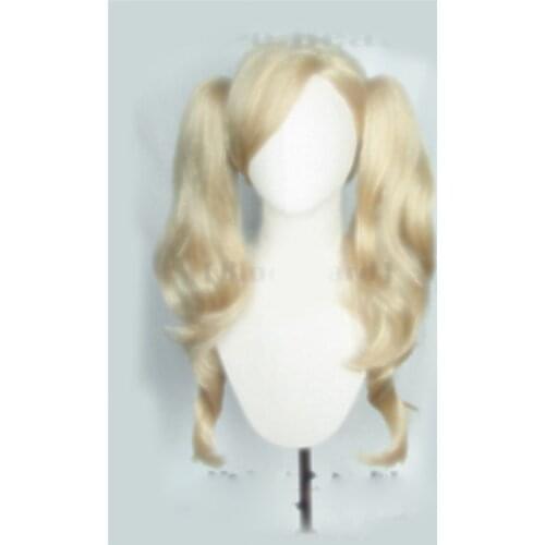 1pcs Anime Persona 5 Heat Resistant Synthetic Hair Anne Takamaki Long Wig Party Decor Cosplay Costume Prop for Women Girl