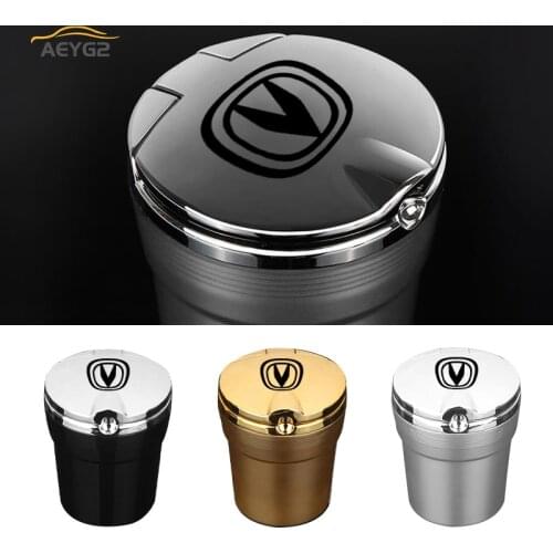 For Changan CS15 CS75 CS55 CS35 CS95 CX70 Alsvin V3 V5 V7 Oushang A600 Car Ashtray With Led Light Cigarette Smoke Travel Remover