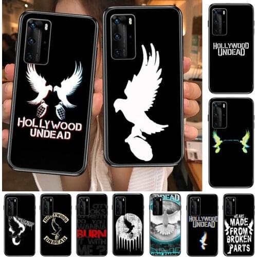 Hollywood undead Hard Phone Case For Huawei P 40 30 20 10 9 8 Lite E Pro Plus Black Etui Coque Painting Hoesjes comic fas