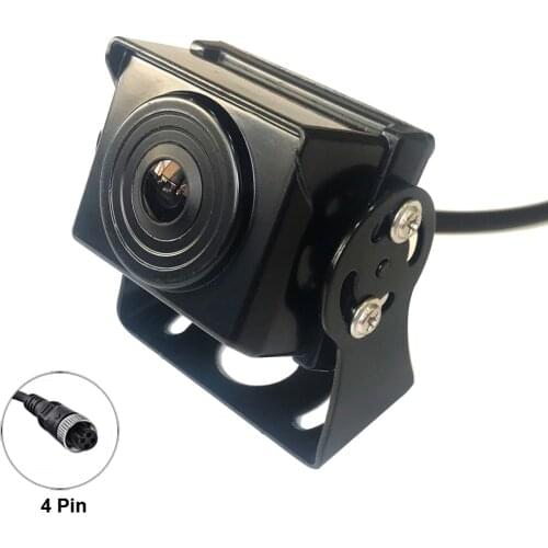 Glass Lens 4 Pin 720P 12V Front Side Rear View Bus Truck 12V AHD Car Reverse Camera for AHD monitor DVR