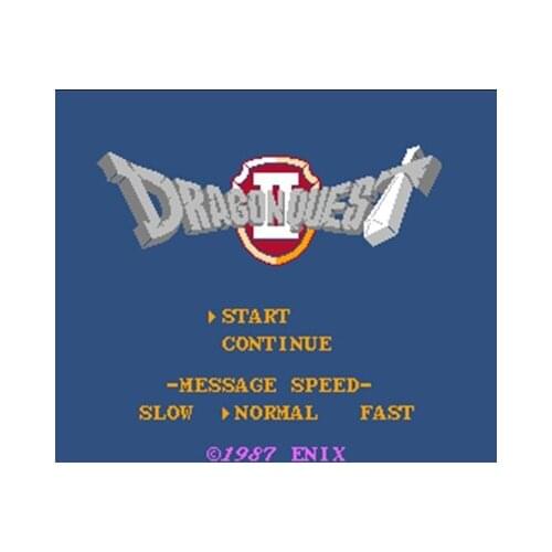 Dragon Quest 2 60 Pin 8 Bit Video Game Card Drop Shipping