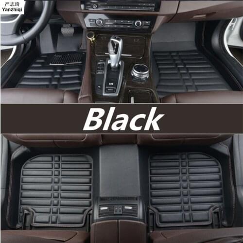 Leather car floor mats FIT FOR Hyundai Sonata Sedan 2015 2016 2017 2018 car-styling Custom car mat