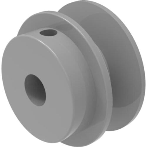 CPT BK19 Small Pulley B Belt Pulley, Through Bore, 1 Groove, Bore 1/2", 5/8", 2.05"(52.07mm) Outside Diameter