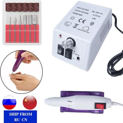 20000RPM Electric Nail Drill Milling Machine Set For Manicure Pedicure Files Tools Kit Nail Polisher Grinding Glazing Machine
