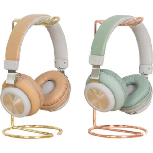 Metal Headset Stand Universal Gaming Headphone Holder Simple Non-Slip Headsets Table Desk Display Support Rack