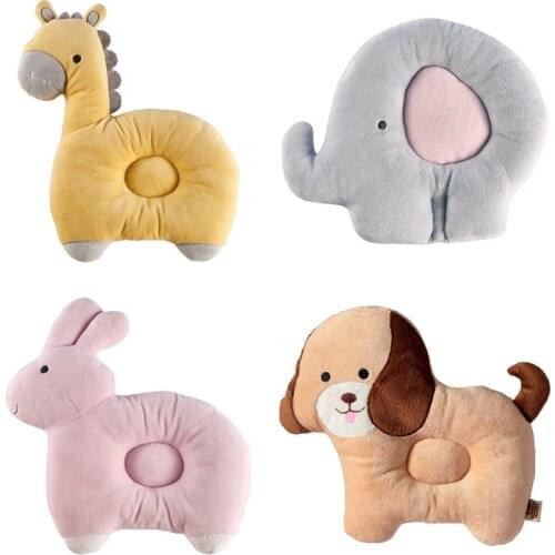 Newborn Pillow Soft Cute Positioner Prevent Flat Head Infant Head Shaping Pillow
