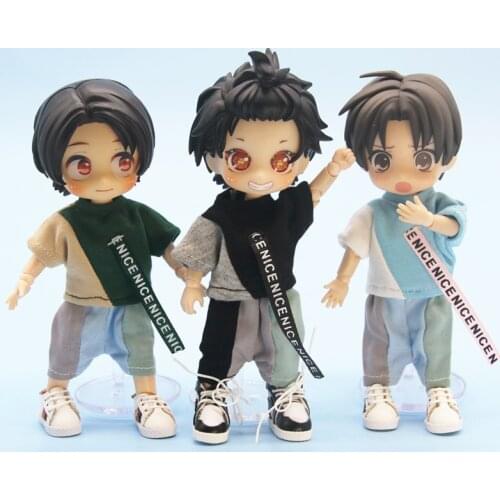 HOUZIWA OB11 Clothes BJD Doll Accessories Doll T-Shirt Clothes For OB11 Doll