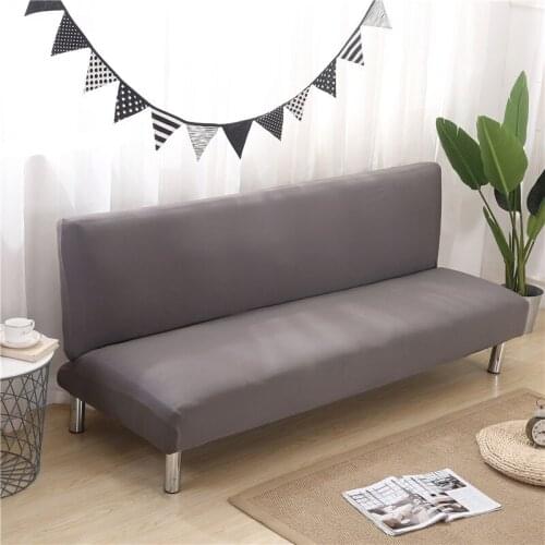 Solid color Elastic sofa bed cover Simple modern couch cover Universal sofa cover No armrest Non-slip Slipcover MXL-1