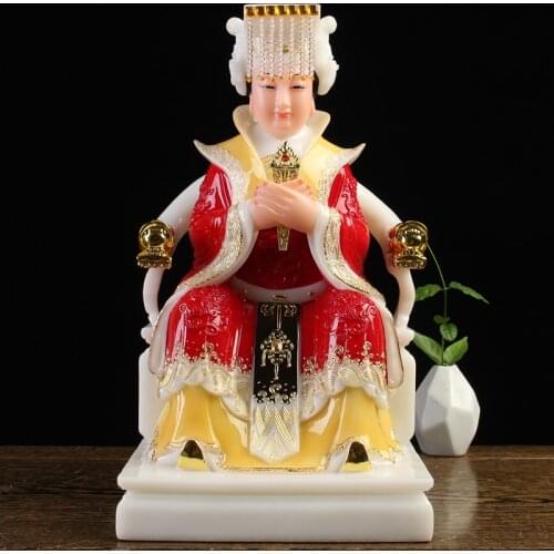 Wholesale Buddhism figure Goddess Matsu MAZU Guan YIN God Southeast Asia HOME protection Propitious Prosperity FENG SHUI statue