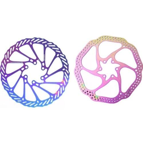 HS1 G3 Colorful MTB Bike Disc Brake Rotor 160/180mm Bicyle Hydraulic Disc Brake Mountain Road Bike Rainbow Rotor For AVID Brake
