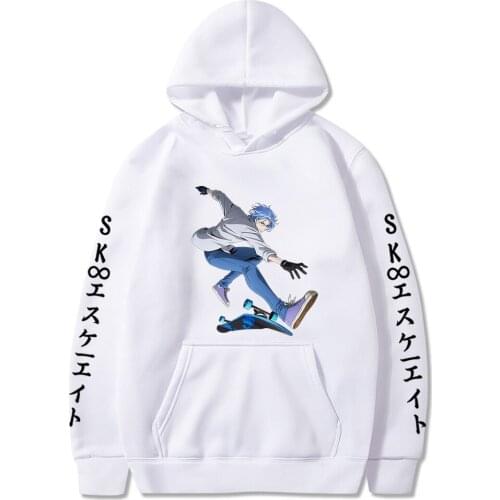 SK8 the Infinity Animated Hoodies Womens Mens 2021 Autumn Winter Fleece Sweatshirts Hip Hop Casual Pullover