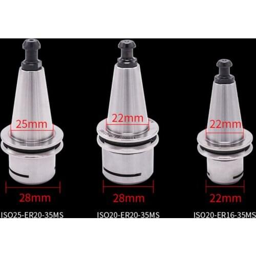 High Precision 0.002 iso20 ER16 ISO25 ER20 35L ER16MS ER20MS collet chuck tools holder CNC lathe engraving milling machine
