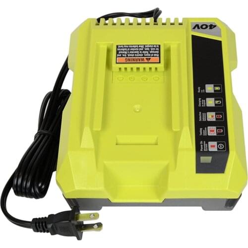 Factory 40V Lithium-Ion Charger OP401 for Ryobi 40-Volt Lithium-ion Batteries OP4020A OP4040A1 OP4050A OP4060A OP4075A for Ryobi