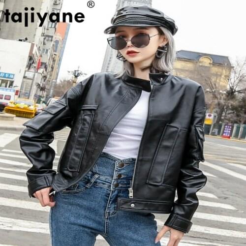 Real Leather Genuine Jacket Women Clothes Sheepskin Coat Female Coats and Jackets Women 2021 Womens Clothing X8 WPY529