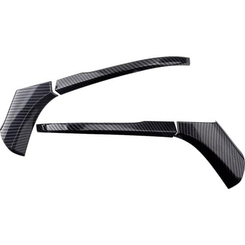 100% new Carbon Fiber Texture Exterior Side Rear View Mirror Trim Base Cover Accessories fit for Toyota RAV4 2020 2019