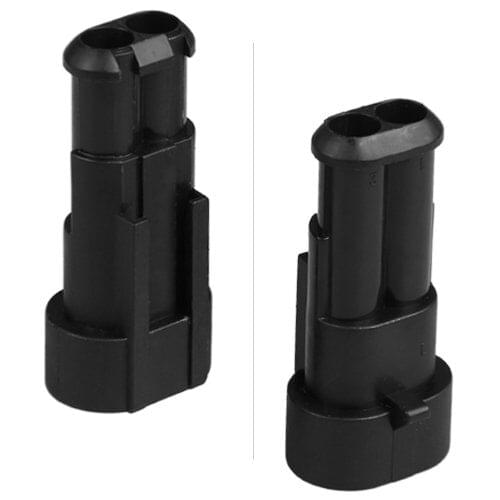 2015 Hot 10 Kit 2 Pin Way Waterproof Electrical Wire Connector Plug