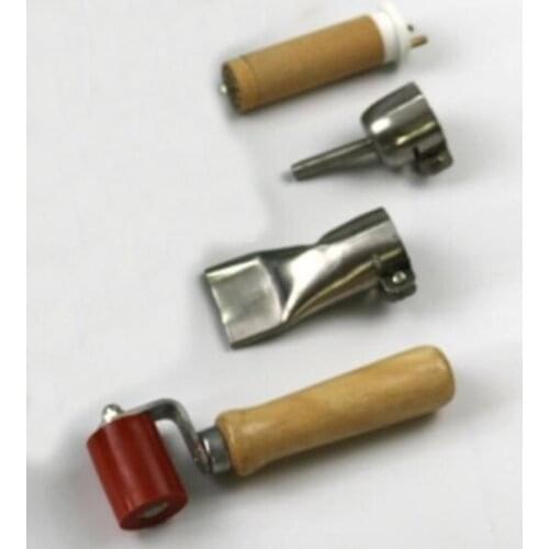 5mm Round Welding Nozzle 40MM Flat Nozzle Tip 40mm Silicone Pressure Roller Ceramic Heat Element For Plastic heat gun