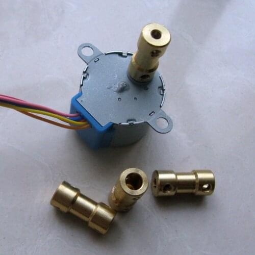 5pcs/Lot! 3mm to 4mm Shaft coupler Copper Shaft Coupling for Stepper Motor