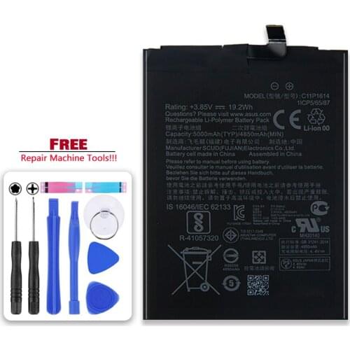 C11P1614 Battery For ASUS ZenFone 3S MAX Dual SIM TD-LTE ZenFone Pegasus 3S ZC521TL Mobile Phone Bateria + Free tool