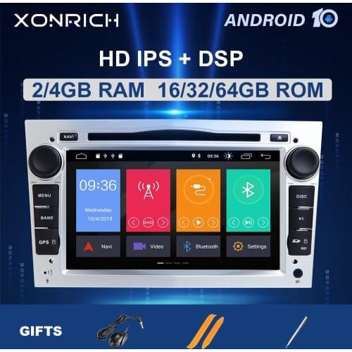 2 Din Android 10 Car Radio DVD Player For Opel Vectra C Zafira B Corsa D C Astra H G J Meriva Vivaro Multimedia GPS Navigation
