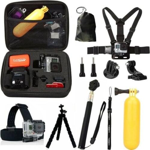 For GoPro HERO 8 Gopro Hero 7/6/5 Black Action Camera Accessories Kit New Model for SJCAM SJ5000 EKEN H9R H9 Xiaomi Yi