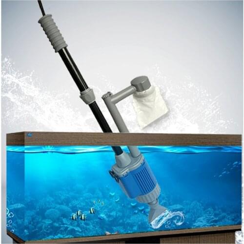 HONGYI 20/28W Electric Aquarium Fish Tank Water Change Pump Cleaning Tools Water Changer Gravel Cleaner Siphon Water Filter Pump