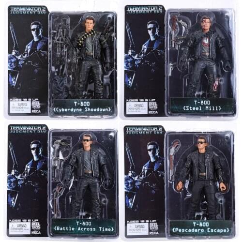 NECA The Terminator T-800 Endoskeleton PVC Action Figure Collectible Model Toy 7 Types 18cm