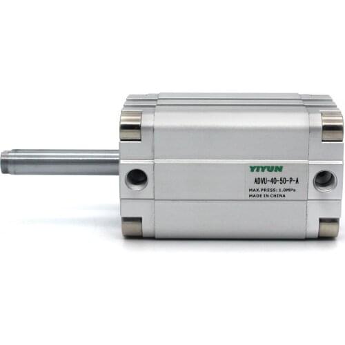 ADVU-40-5/10/15/20/25/30/35/40/45/50-P-A ADVU-40-5/10/15/20/25/30/35/40/45/50-A-P-A YIYUN brand Compact cylinder ADVU series