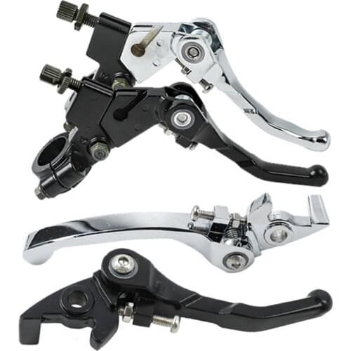 CRF KLX Pit Pro Xmotos BSE KAYO Pit Dirt Bikes parts most Aluminum Alloy Folding Clutch lever Brake Lever set free shipping