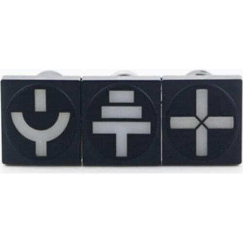 22mm mounting hole isolating switch position round indicator lights signal lamp square AD16-22WF/G 12V 24V 36V 48V 110V 220V