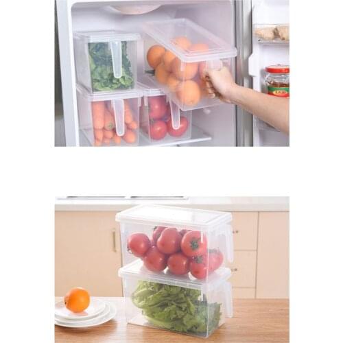 Kitchen Transparent PP Storage Box Grains Beans Storage Contain Sealed Home Organizer Food Container Refrigerator Storage Boxes