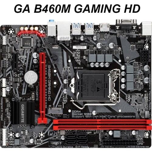 NEW For GIGABYTE GA B460M GAMING HD Motherboard LGA 1200 For Intel B460 DDR4 64GB M.2 VGA HDMI Micro ATX Desktop Mainboard
