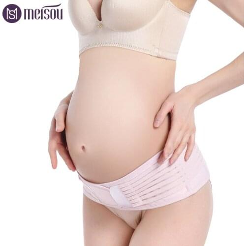 Meisou New Maternity Belt Pregnancy Support Corset Prenatal Care Athletic Bandage Girdle Postpartum Recovery Shapewear Pregnant
