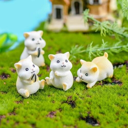 Micro Landscape Decoration Cute Hamsters Mini Garden Landscape Miniature Ornaments DIY Scenery WXV Sale