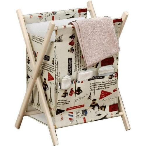 Minimalist modern storage basket for toys clothes breathable fabric folding laundry bag household high capacity sundries box