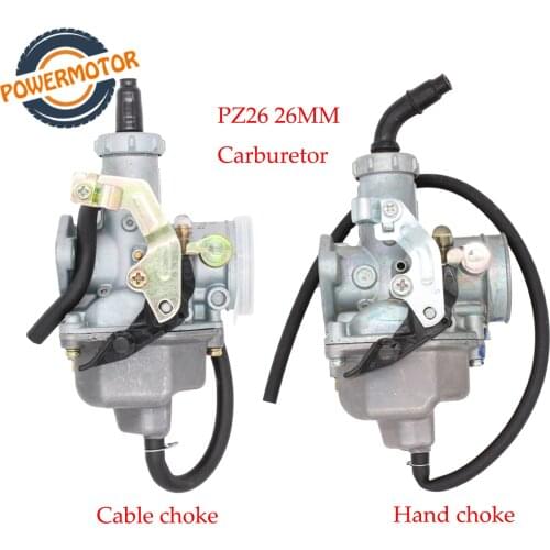Motorcycle PZ26 26mm Carburetor For Honda CB125 XL125S TRX250 TRX 250EX Recon 125 150cc Carb ATV Dirt Bike Quad CRF XR100