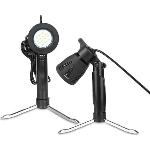 Mini table Photography Light With Tripod Professional Handheld Desktop LED Cold Warm Continuous Lighting Bulbs For Photo Studio